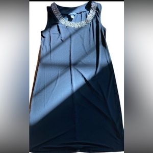 R&M Richard black dress size 8 with sheer jacket.